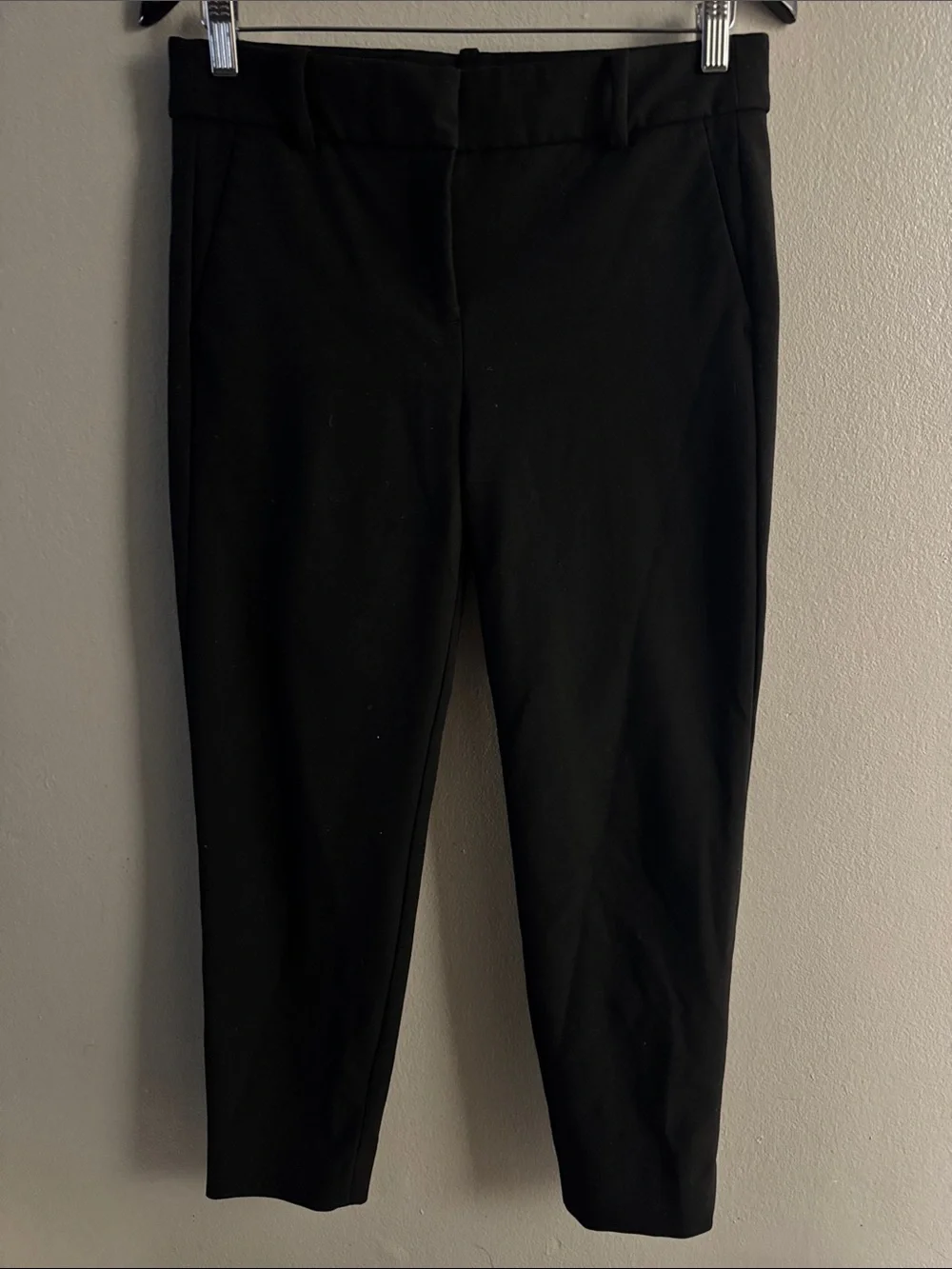 J. Crew Black High-Waist Dress Pants